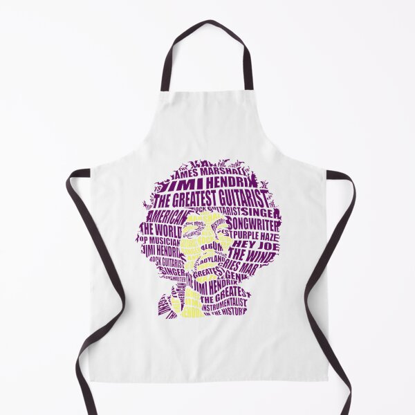 Item preview, Jimi Hendrix Calligram Art Design Featuring Iconic Guitar Silhouette and Lyrics designed and sold by stampr.