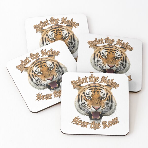 Item preview, Quiet the Noise Hear the Roar Tiger Photo Art  designed and sold by Debsgiftware .