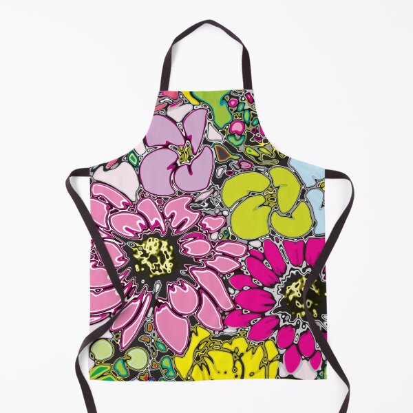 Item preview, Abstract Modern Pop Art Pink Daisy in Electric Colors designed and sold by cremedecolor.