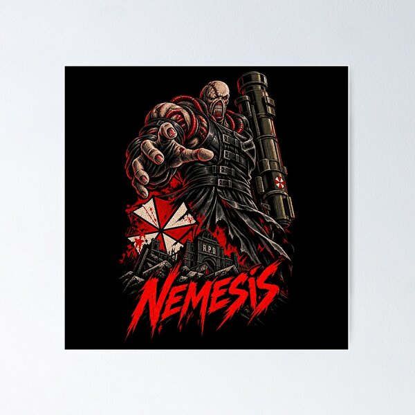 Item preview, Nemesis Resident Evil 3 Raccoon City designed and sold by Pandaburba.