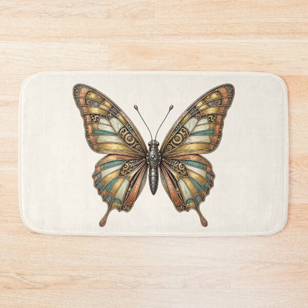 Item preview, Steampunk Butterfly with Mechanical Gears and Vintage Wings designed and sold by SweetLilith.
