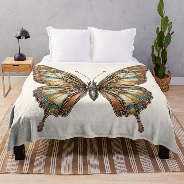 Item preview, Steampunk Butterfly with Mechanical Gears and Vintage Wings designed and sold by SweetLilith.