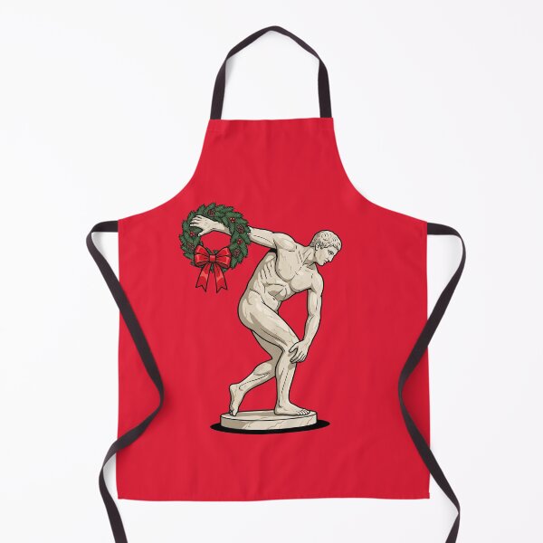 Item preview, Discobolus Christmas Wreath Thrower Statue Pop Art designed and sold by Rare By Hero.