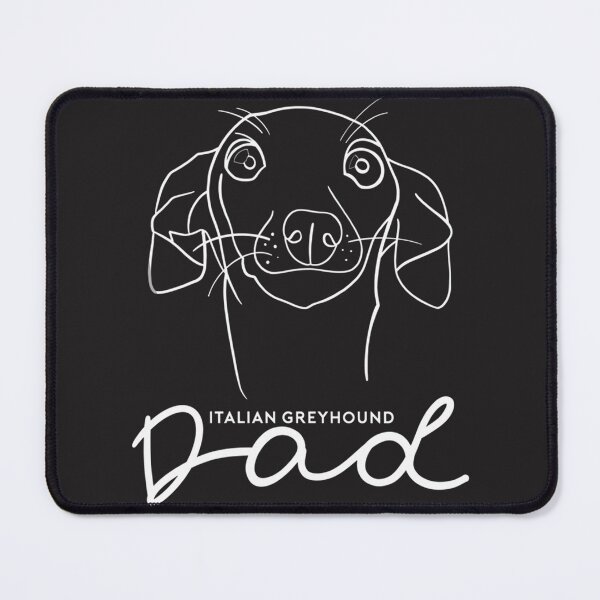 Item preview, Italian Greyhound Dad Cute Cartoon IGGY Line Art Design designed and sold by Brandyss Adams.