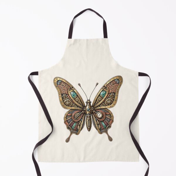 Item preview, Steampunk Butterfly with Mechanical Gears and Vintage Wings designed and sold by SweetLilith.