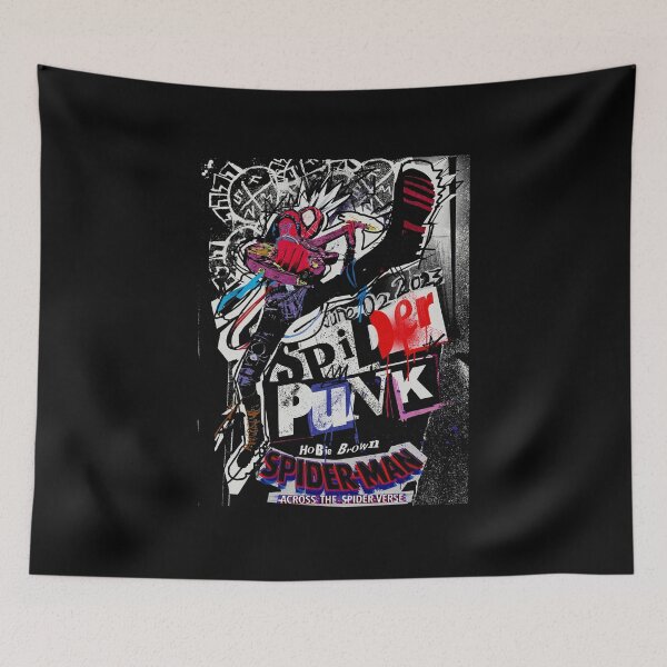 Item preview, Spider Punk Poster designed and sold by Kelimicallef.
