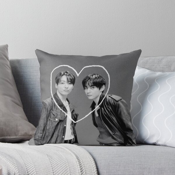 Item preview, BTS Jungkook and V Taekook Monochrome Heart  designed and sold by Mooncreates7.