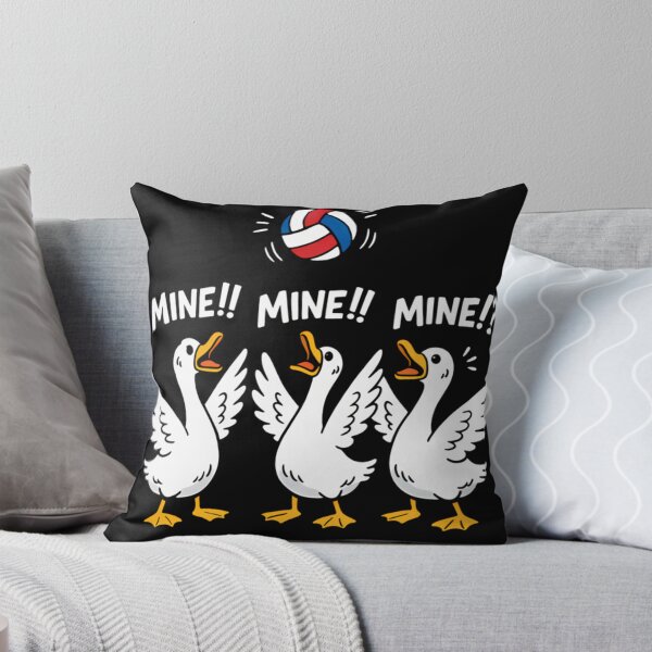 Artikelvorschau, Meins, meins, meins! Lustiges Möwen-Volleyball-Strand-Cartoon-T-Shirt entworfen und verkauft von MarianelaOlive.