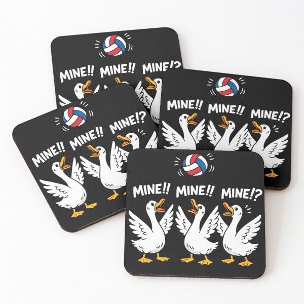 Item preview, Mine Mine Mine Funny Seagull Volleyball Beach Cartoon T-Shirt designed and sold by MarianelaOlive.