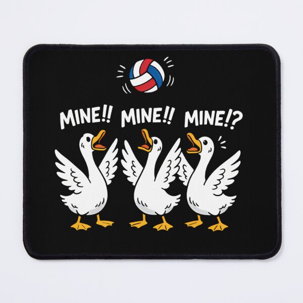 Item preview, Mine Mine Mine Funny Seagull Volleyball Beach Cartoon T-Shirt designed and sold by MarianelaOlive.