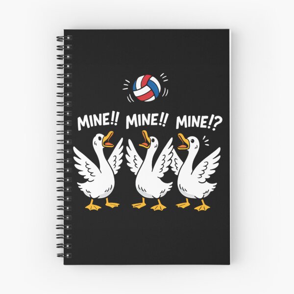 Item preview, Mine Mine Mine Funny Seagull Volleyball Beach Cartoon T-Shirt designed and sold by MarianelaOlive.