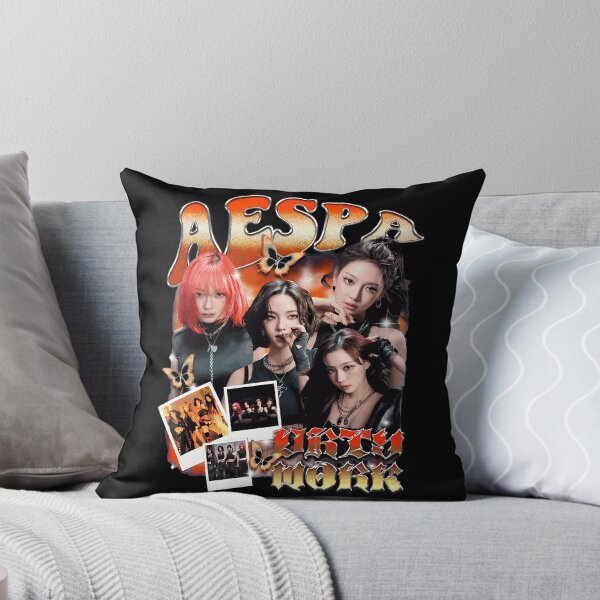 Item preview, aespa Vintage Retro K-pop Girl Group Graphic Tee designed and sold by MalikHobb94818.