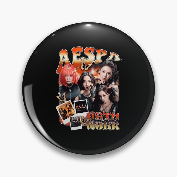 Item preview, aespa Vintage Retro K-pop Girl Group Graphic Tee designed and sold by MalikHobb94818.