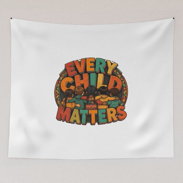 Item preview, Every Child Matters Retro Feather Design designed and sold by SoyLamderma.