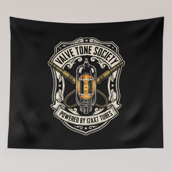 Item preview, Valve Tone Society 12AX7 Tube Amp Guitarist Emblem designed and sold by SplashTastic.