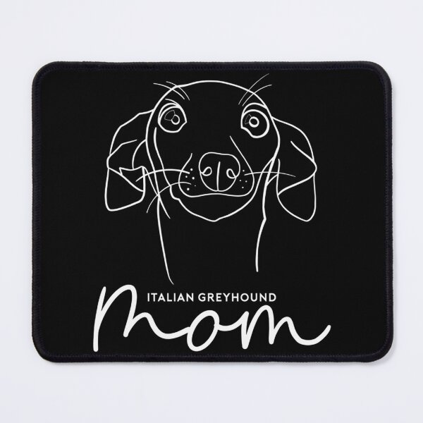 Item preview, Italian Greyhound Mom Cute Cartoon IGGY Line Art Design for Dog Lovers designed and sold by Brandyss Adams.