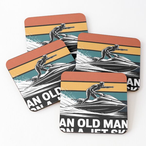 Item preview, Never Underestimate An Old Man Water Sport Jet Ski designed and sold by MarianelaOlive.