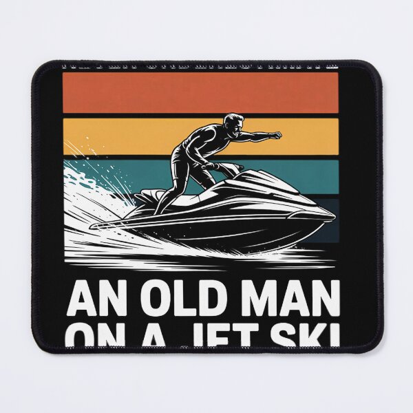 Item preview, Never Underestimate An Old Man Water Sport Jet Ski designed and sold by MarianelaOlive.