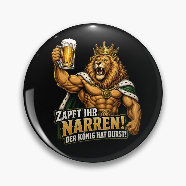 Artikelvorschau, Zapft ihr Narren Der König hat Durst Löwe entworfen und verkauft von Loona97.
