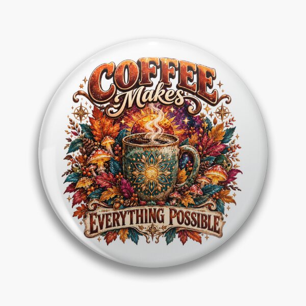 Item preview, Coffee Makes Everything Possible Mandala Cup designed and sold by Sovereign Supply Co..