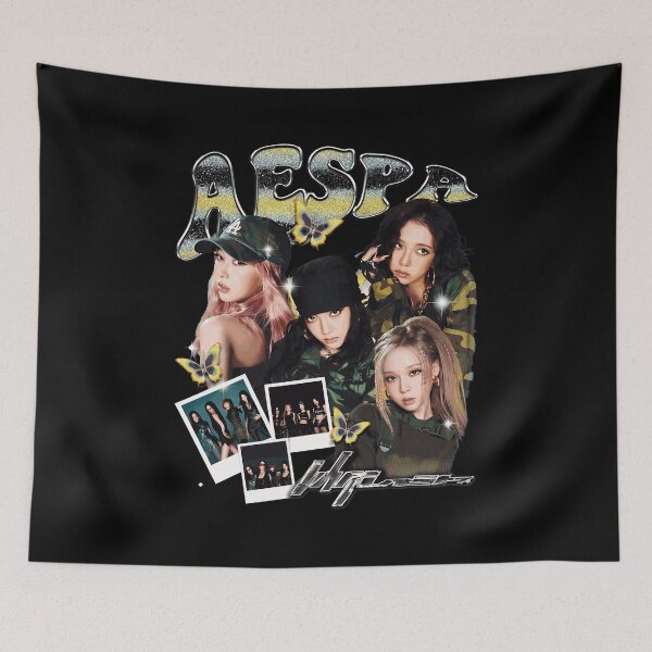 Item preview, aespa Retro Vintage Kpop Fan  designed and sold by JuliaWrig40293.