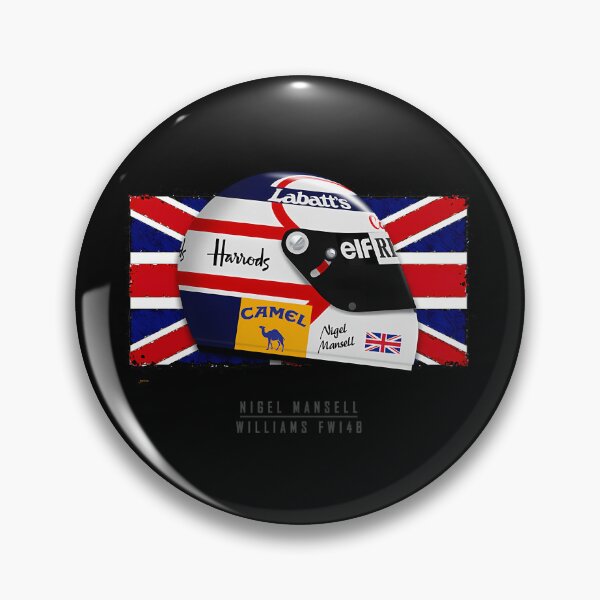 Item preview, Nigel Mansell 1992 - Helmet Art Print designed and sold by MarianelaOlive.
