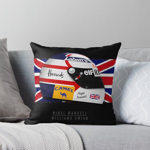 Item preview, Nigel Mansell 1992 - Helmet Art Print designed and sold by MarianelaOlive.