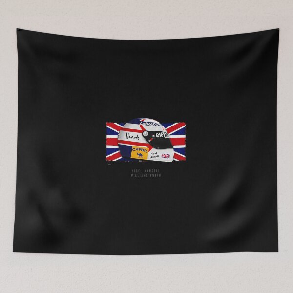 Item preview, Nigel Mansell 1992 - Helmet Art Print designed and sold by MarianelaOlive.