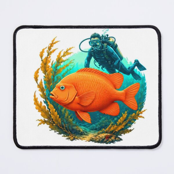 Item preview, Diving Adventure with the Garibaldi Fish | A Great Story for Ocean and Marine Life Enthusiasts designed and sold by Thegoldenline.
