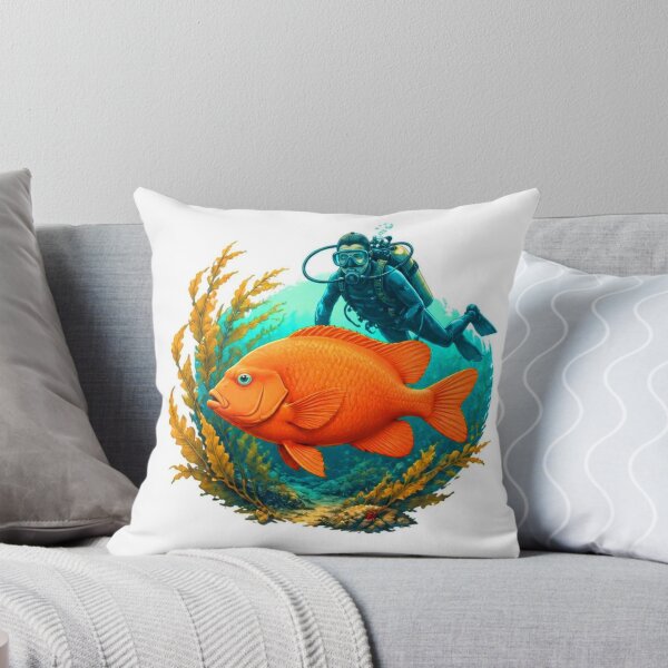 Item preview, Diving Adventure with the Garibaldi Fish | A Great Story for Ocean and Marine Life Enthusiasts designed and sold by Thegoldenline.
