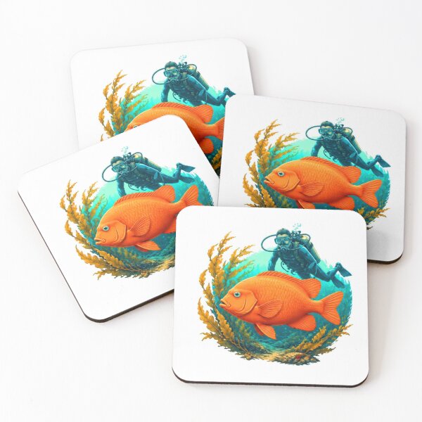 Item preview, Diving Adventure with the Garibaldi Fish | A Great Story for Ocean and Marine Life Enthusiasts designed and sold by Thegoldenline.