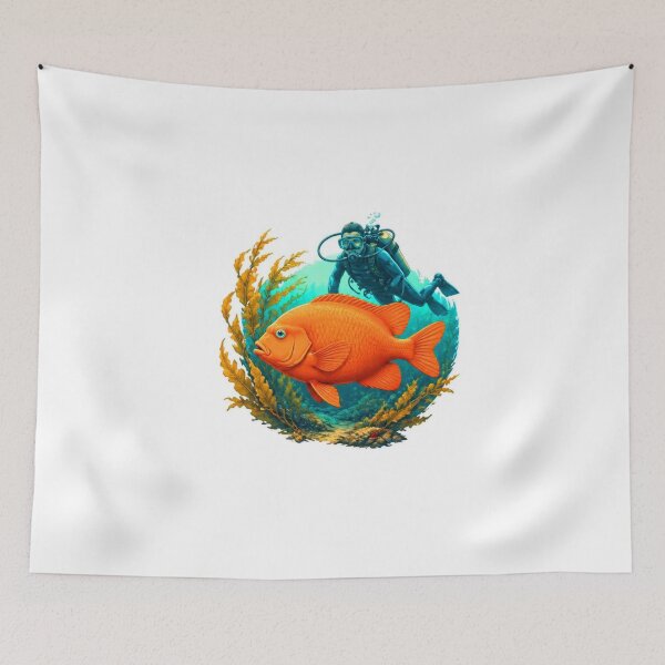Item preview, Diving Adventure with the Garibaldi Fish | A Great Story for Ocean and Marine Life Enthusiasts designed and sold by Thegoldenline.