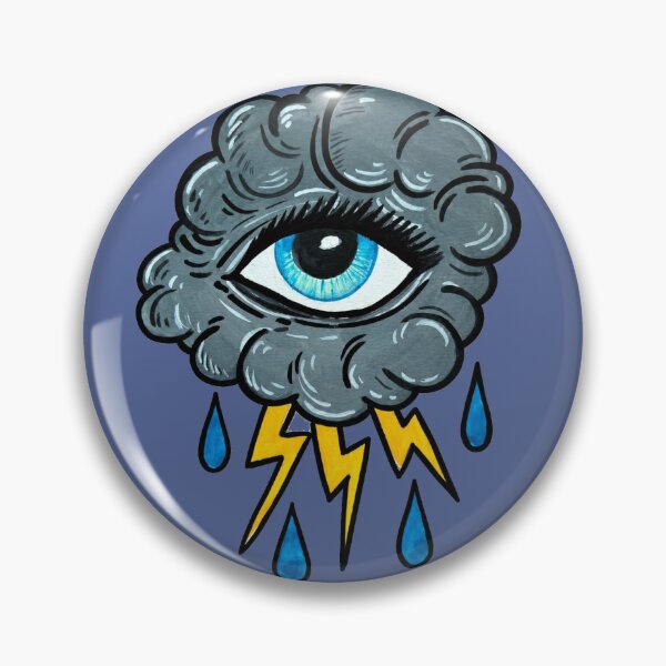 Item preview, Storm Cloud Eye | Surreal Thunderstorm Art designed and sold by Blackwater and Bloom.