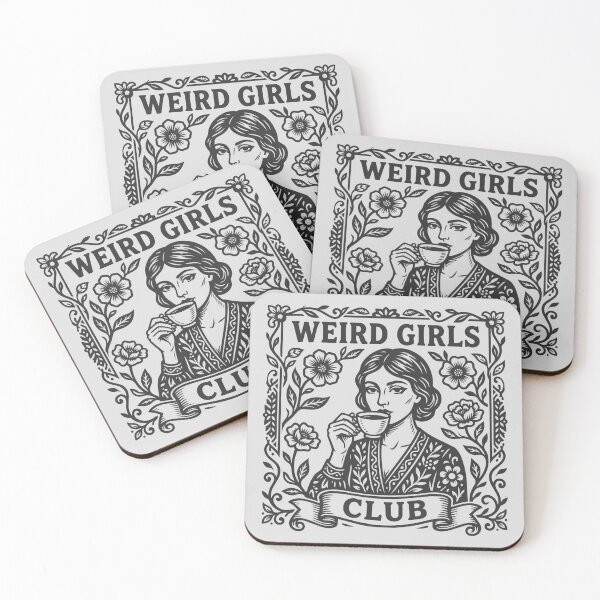 Item preview, Weird Girls Club Vintage Woodcut Witchy designed and sold by NUSA NIPA.