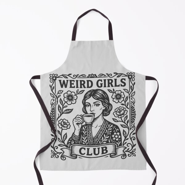 Item preview, Weird Girls Club Vintage Woodcut Witchy designed and sold by NUSA NIPA.