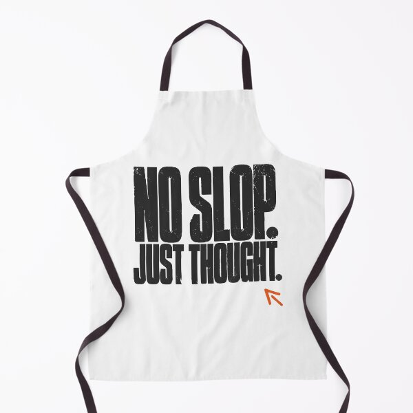 Item preview, No Slop Just Thought Anti AI Humor designed and sold by cursotti.