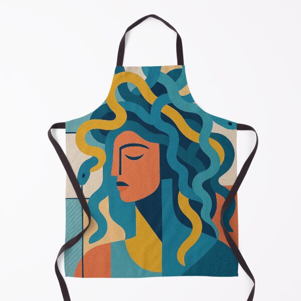 Item preview, Medusa – Greek Mythology illustration designed and sold by GalleryKauffeld.