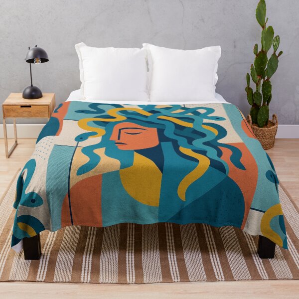 Item preview, Medusa – Greek Mythology illustration designed and sold by GalleryKauffeld.