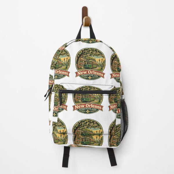 Item preview, New Orleans Streetcar Vintage Travel Poster designed and sold by Globalcitytees.