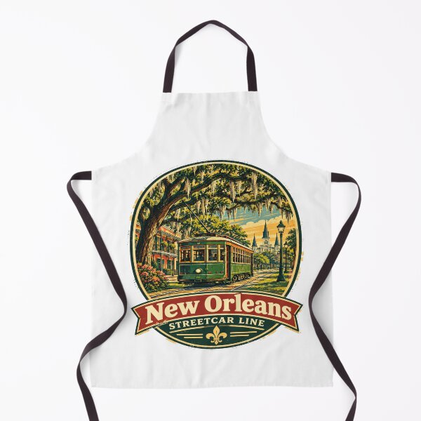 Item preview, New Orleans Streetcar Vintage Travel Poster designed and sold by Globalcitytees.