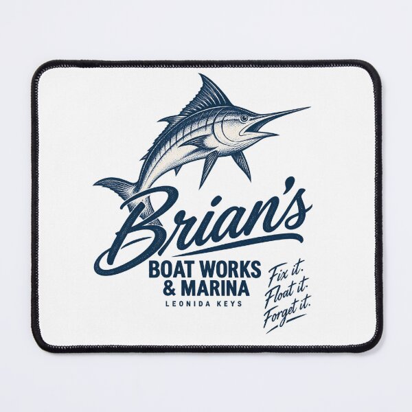 Item preview, Brians Boat Works and Marina Fishing Leonida Keys designed and sold by Samanthi007.