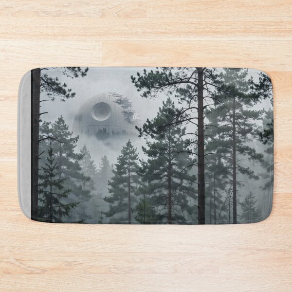 Item preview, Damaged Death Star Above Misty Forest Crash designed and sold by Late Theory.