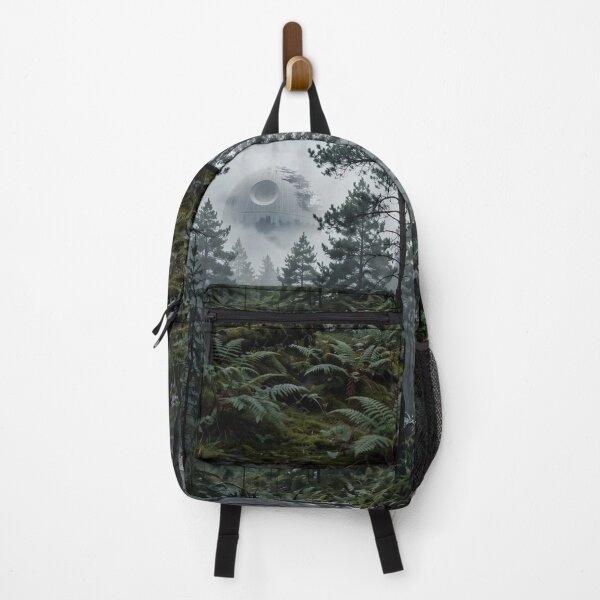 Item preview, Damaged Death Star Above Misty Forest Crash designed and sold by Late Theory.