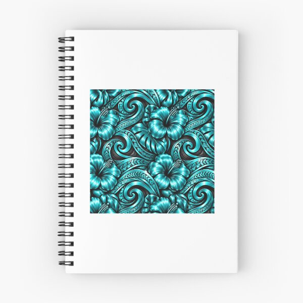 Item preview, Torquoise Hibiscus koru design designed and sold by Traydd.