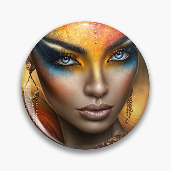 Item preview, Vibrant Abstract Portrait with Stunning Color Palette designed and sold by Artessie.