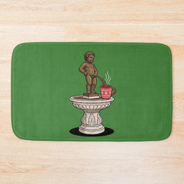 Item preview, Manneken Pis Hot Chocolate Mug Christmas Pop Art designed and sold by Rare By Hero.
