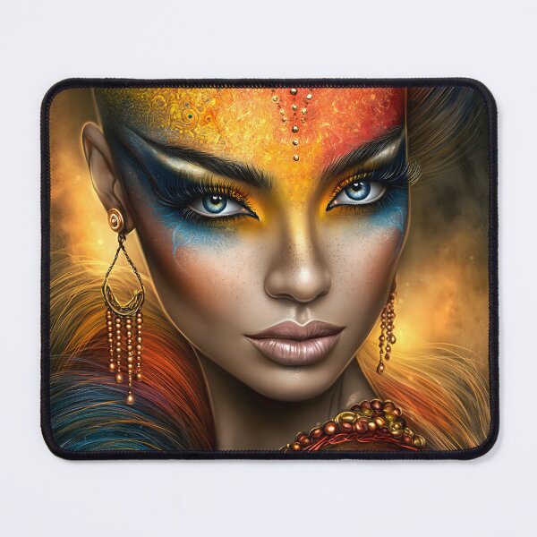 Item preview, Vibrant Abstract Portrait with Stunning Color Palette designed and sold by Artessie.