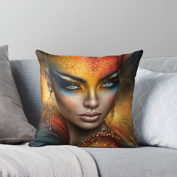 Item preview, Vibrant Abstract Portrait with Stunning Color Palette designed and sold by Artessie.