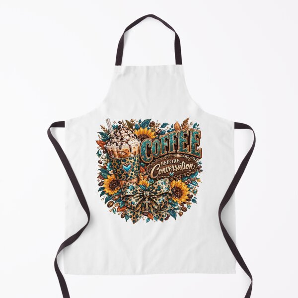 Item preview, Coffee Before Conversation Teal Leopard Bow designed and sold by Sovereign Supply Co..