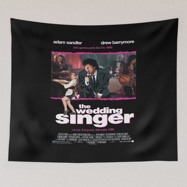 Item preview, The Wedding Singer Movie Poster Retro 80s Party designed and sold by CATHERIMERENDA.